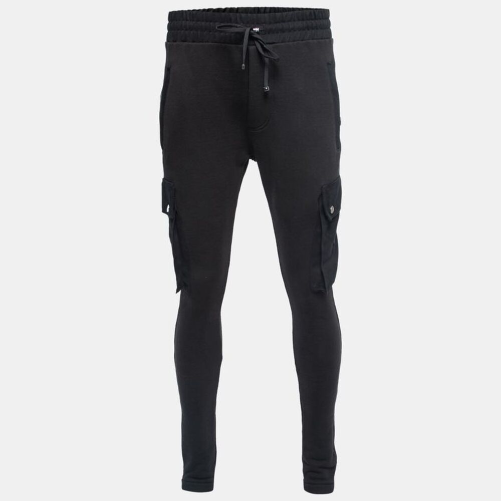 Amiri Black Cotton Cargo Sweatpants M